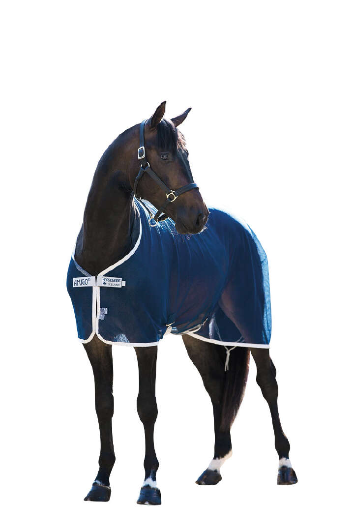 Horseware AMIGO Fliegen- und Abschwitzdecke Net Cooler